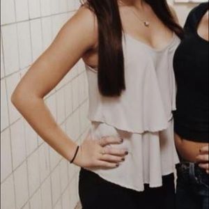 SOLD!!! LUSH SILKY TANK TOP